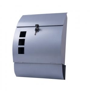 Modern Galvanized Metal Residential Mailboxes Outdoor Wall Mounted Letterbox