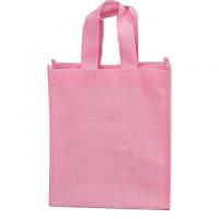 China Heavy Duty Durable Personalized Non Woven Reusable Bags With Logo Side Printing on sale