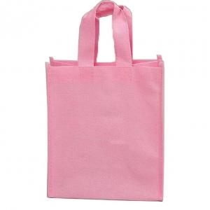 Heavy Duty Durable Personalized Non Woven Reusable Bags With Logo Side Printing