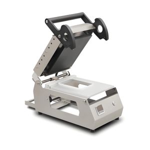 China Manual Tray Sealing Machine DQ-5 for Food Packaging  Easy to use Food and Meat Package  for Plastic Containers Tray Food Tray cross-cut  Sealing Machine wholesale