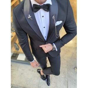 China Men'S Dark Custom Tuxedo Suit 46''-56'' Shawl Collar Tuxedo Waistcoat supplier