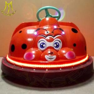 China Hansel hot selling amusement coin operated plastic bumper car go kart supplier