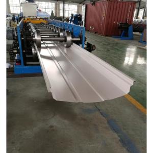 Adjustable Width Standing Seam Roof Panel Roll Forming Machine With Auto Seamer