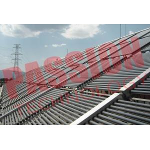 China 1000L Powerful Glass Tubular Evacuated Tube Solar Collector With Feeding Tank supplier