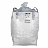 China Flat Bottom Fibc Jumbo PP Bags Breathable 1 Ton For Firewood Construction Cement on sale