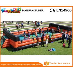 Customized Inflatable Sports Games Football Arena Court Indoor Soccer Field