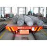 Warehouses transport motorized rail guided transfer cart for foundry plant