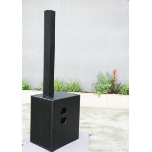 Black PA Sound Line Array Speaker , Active Subwoofer Speaker 3 Inches