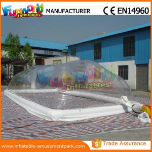 China PVC Transparent Inflatable Pool Cover Tent Swimming Pool Cover Shelter wholesale