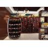 Guitar Shape Wine Storage Cabinet , European Style Wine Display Shelves Easy