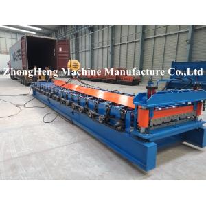 China Long Span Aluminum Roof Sheet Roll Forming Machine For 0.2mm Thickness Roof Panel supplier