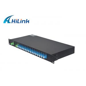 16 Channels DWDM Mux Demux Module , 100GHz 1 In 16 Out C Band rack mounted modules