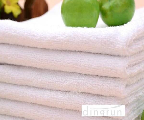 Compact Pure White Hand Towels For Hotel , Soft Touch Hand Wash Cloth Fast