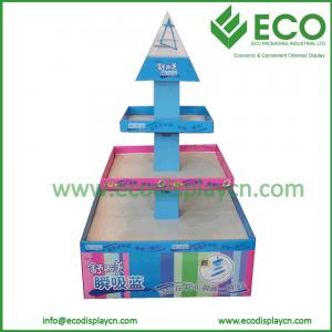China Customize Corrugated Cardboard Pallet Display, Supper Market Pallet Cardboard Display supplier