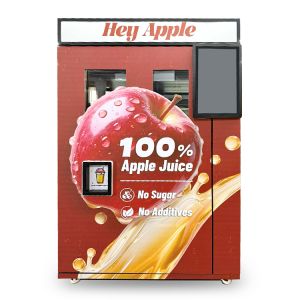 China Self-Service Apple Juice Vending Machine with Full-Machine Refrigeration Ozone Sterilization and Intelligent Monitoring for Shopping Malls supplier