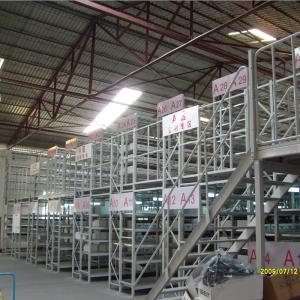 Q235B Metal Galvanised Mezzanine Floor Racking OEM Assembled Freely