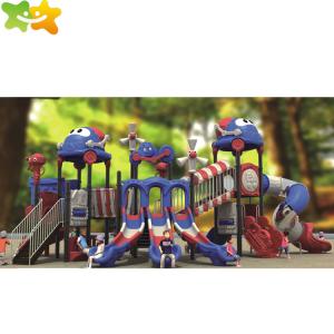China Safe Outdoor Plastic Playground Slide Anti - Static 980*740*530 Cm supplier