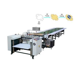 China Automatic Gluing Machine For Making Gift Boxes / Hard Book Case supplier