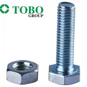 Din 931 Din 933 M8 M4 Hexagon Head Bolt Grade 4.8 / 8.8 / 10.9 / 12.9 Half Thread Hex Bolt And Nut Screw