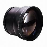 LNMAC02262T 62mm 2.2x TELE Telephoto Camera Lens, 72mm Front Thread, for Canon/Nikon/Sony DSLR