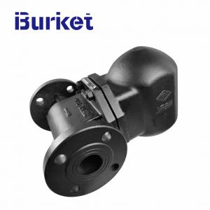 China DN50 PN16 Flange type WCB Lever floating ball type steam trap used on dyeing machine supplier