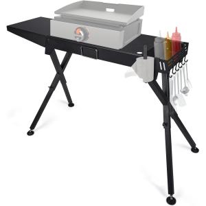 Griddle Stand Frame 22 inchTabletop Portable Grill Stand Griddle Table for Outdoor Cooking Grill Camping