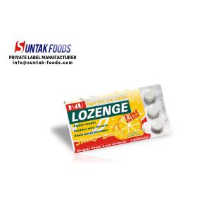 China Compressed Candy Sugar Free Sore Throat Lozenges For Cools Nasal Passages supplier