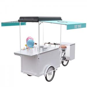 China Mobile Snack Cart Stainless Steel Material Easy Operating CE Approval supplier
