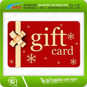 China high quality PVC gift card for supermarket  promotion supplier