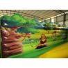 China Inflatable soft moutain sport game inflatable jumping hill with safety net wholesale