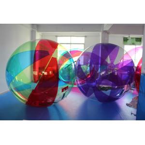 China Transparent Full Colored Inflatable Water Walking Ball For Water Park / Party supplier