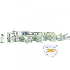 China Modern Design Night Time Incontinence Diaper Manufacturing Equipment supplier