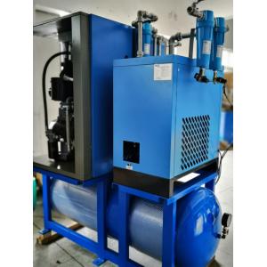 China Single Phase Rotary Screw Air Compressor With Dryer Simple Maintenance supplier