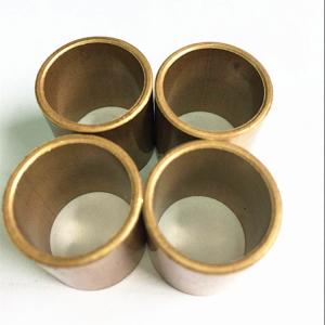 China Durable Slide Copper Bushing For Marine Gearbox / Flanged Brass Bimetal Bush supplier