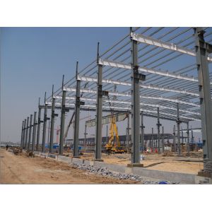 China Quadro dobro do metal do armazém da construção de aço da folha 3.2m do EPS 50MM supplier