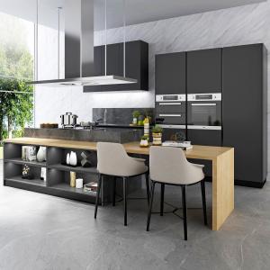 High Gloss Lacquer Modular Kitchen Cabinets Trendy White Plywood Cupboards