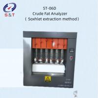 China Crude Fat Analyzer Feed Testing Instrument Soxhlet Extraction Method on sale