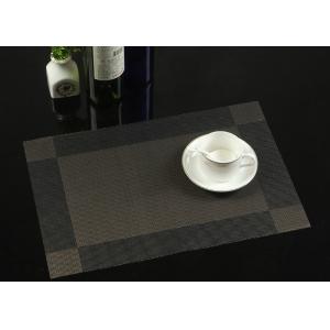 China PVC textilene placemat home eat mat hotel eat table mat diagonal single box eat mat wholesale