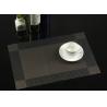 China PVC textilene placemat home eat mat hotel eat table mat diagonal single box eat mat wholesale