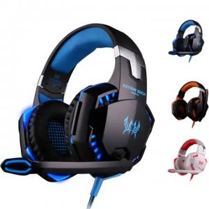 China Computer Stereo Gaming Headphones Kotion EACH G2000 With Mic LED Light Earphone Over Ear Wired Headset For PC Game supplier