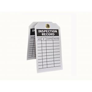 Customized Logo Plastic Safety Tag for Chemical Hazard Identification