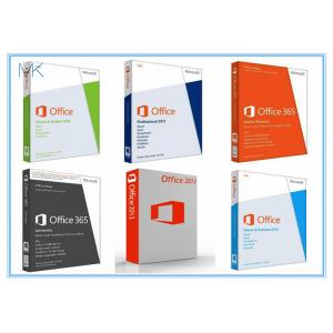 China Microsoft Office 2013 Retail Box with DVD 32bit / 64bit No Language Limitation supplier