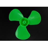 China Green 3 Vanes Plastic Propeller Injection Molding 60mm Environmental Standard on sale