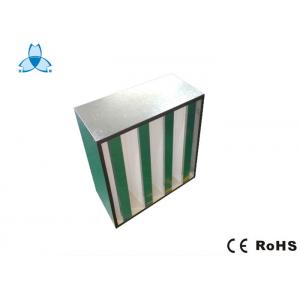 Polyurethane Sealant  V Bank Filter For Mid - Level Air Box System