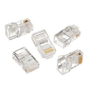 8P8C Male RJ45 Connector For Cat 5e Cat6 Cable