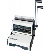 China Double Loop Wire And Plastic Comb Plastic Press Punching Binding Machine on sale