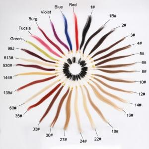 China Hair Extension Color Wheel, 20 CM 31 Colors Hair Extension Color Wheel For Sale supplier