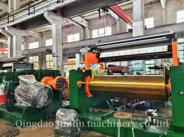 Automatic PLC Control Two Roll Open Rubber Mixing Mill Rubber Processing Machine