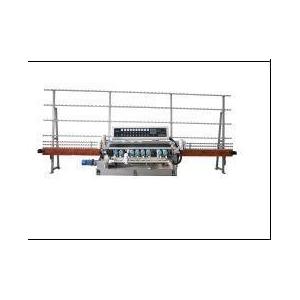 China Vertical Glass Straight Line Beveling Machine  With 9 Grinding Head supplier