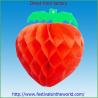 China FSC Decorative apples tissue paper honeycomb for summer party decoraion wholesale